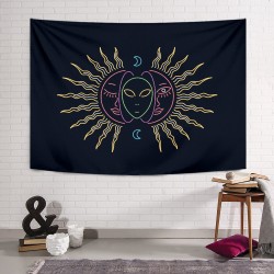 Alien Sun Moon Duvar Örtüsü Alien Sun Moon Duvar Örtüsü