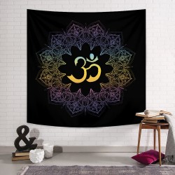 Black Om Duvar Örtüsü Black Om Duvar Örtüsü