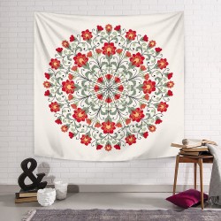 Bloom Mandala Duvar Örtüsü Bloom Mandala Duvar Örtüsü