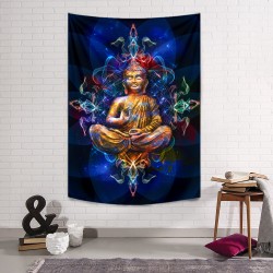 Blue Buddha Duvar Örtüsü  Blue Buddha Duvar Örtüsü