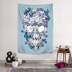 Butterfly Skull Duvar Örtüsü Butterfly Skull Duvar Örtüsü