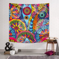 Damask Mandala Duvar Örtüsü Damask Mandala Duvar Örtüsü