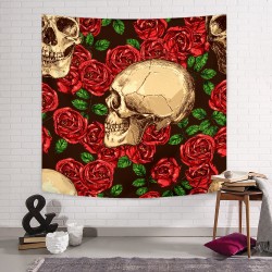 Gothic Skull Duvar Örtüsü  Gothic Skull Duvar Örtüsü