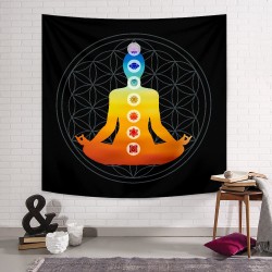 Gradient Chakra Duvar Örtüsü  Gradient Chakra Duvar Örtüsü