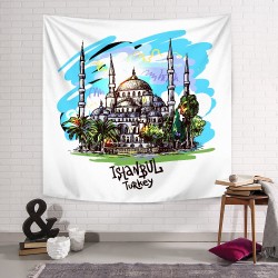 İstanbul Turkey Duvar Örtüsü 