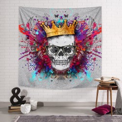 King Skull Duvar Örtüsü 