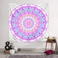 Kristal Mandala Duvar Örtüsü 