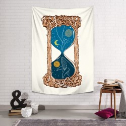 Kum Saati ve Balina Duvar Örtüsü