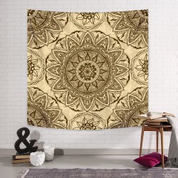 Latte Mandala Duvar Örtüsü 