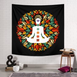 Lotus Yoga Duvar Örtüsü 