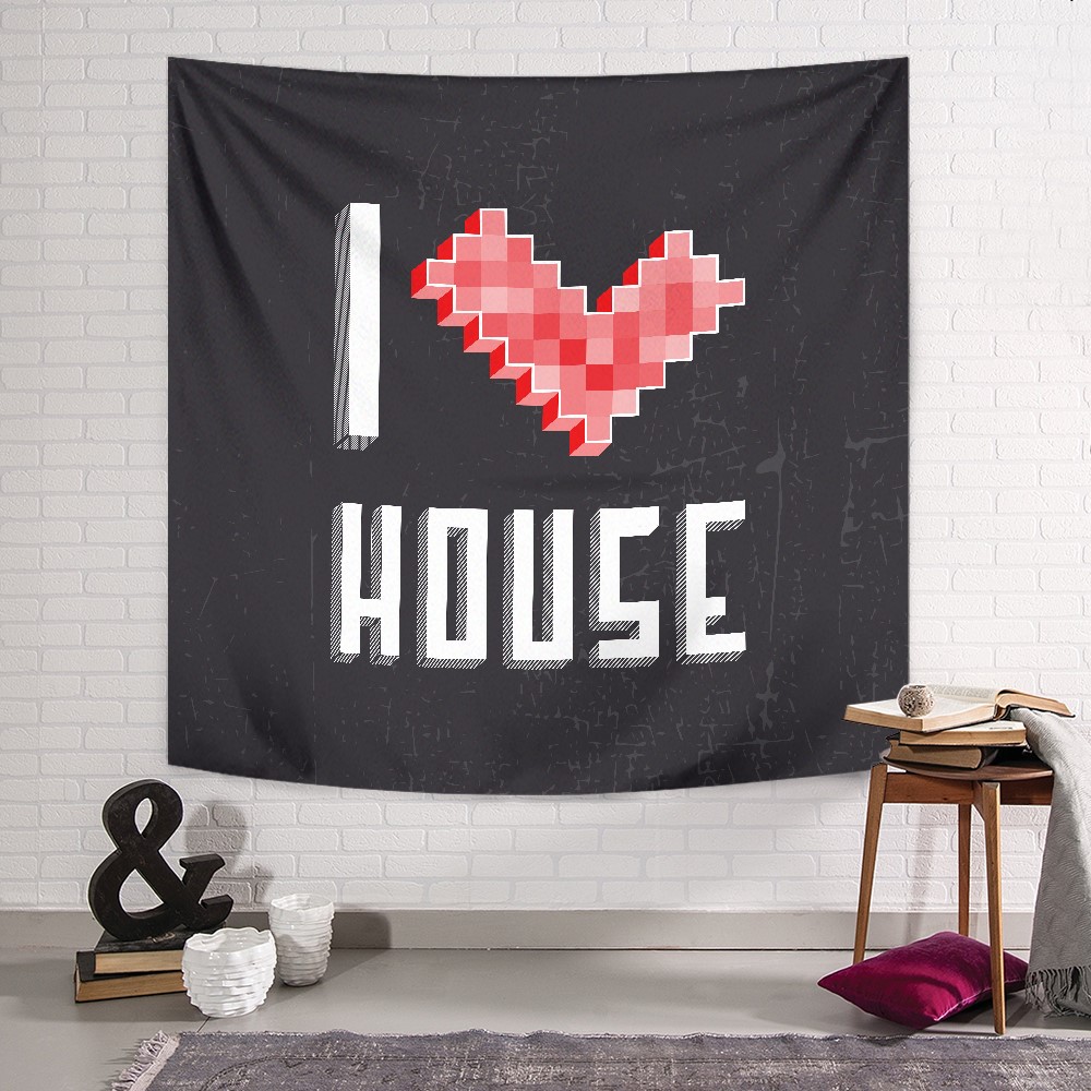Love House Duvar Örtüsü 