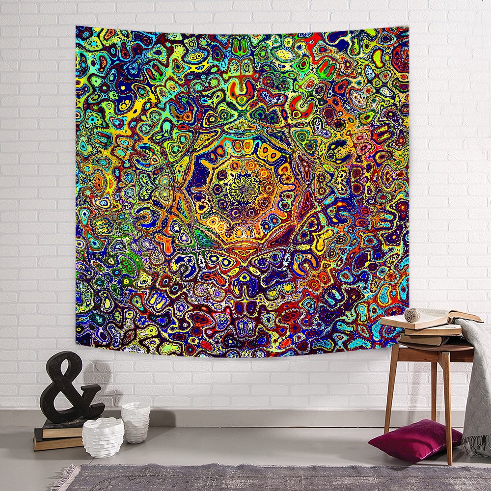 Mandala Art Duvar Örtüsü 