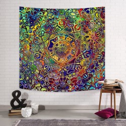 Mandala Art Duvar Örtüsü 