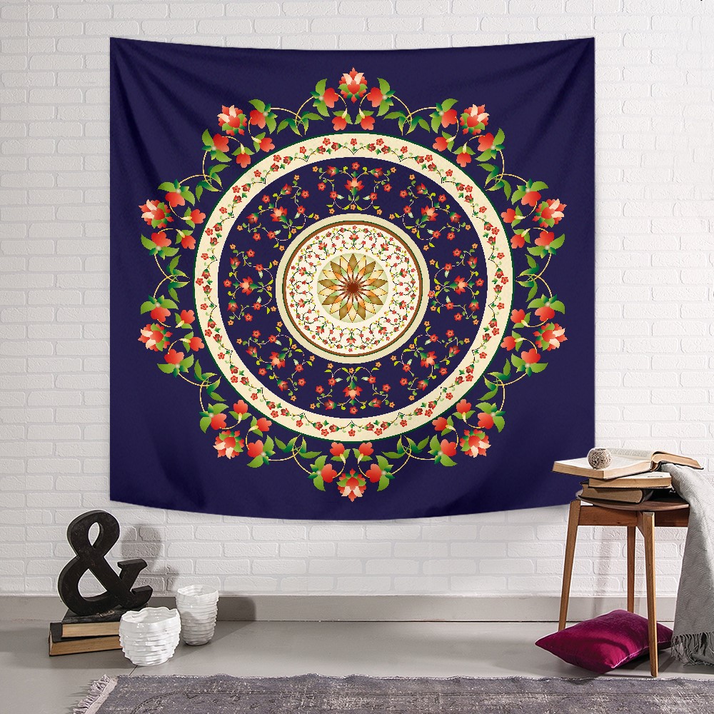 Mandala Flower Duvar Örtüsü 