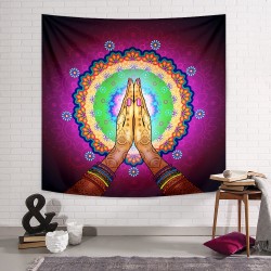 Namaste Mandala Duvar Örtüsü  Namaste Mandala Duvar Örtüsü