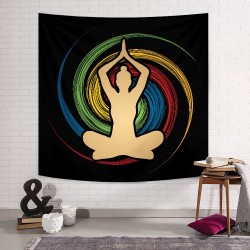 Osho Yoga Duvar Örtüsü  Osho Yoga Duvar Örtüsü