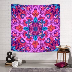 Pembe Mandala Duvar Örtüsü  Pembe Mandala Duvar Örtüsü