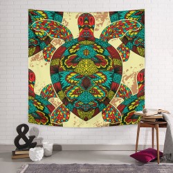 Psychedelic Turtle Duvar Örtüsü  Psychedelic Turtle Duvar Örtüsü