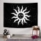 Siyah Güneş Tanrısı Duvar Örtüsü