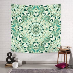 Soft Green Mandala Duvar Örtüsü  Soft Green Mandala Duvar Örtüsü