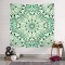 Soft Green Mandala Duvar Örtüsü 