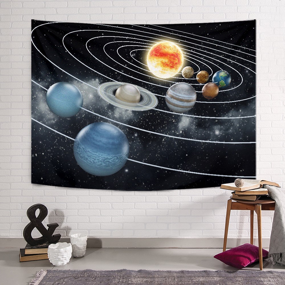 Solar System Duvar Örtüsü