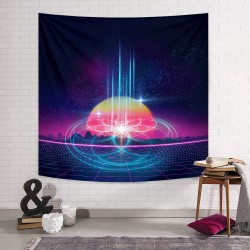 Synthwave Duvar Örtüsü  Synthwave Duvar Örtüsü