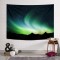 Yeşil Kuzey Işıkları Duvar Örtüsü