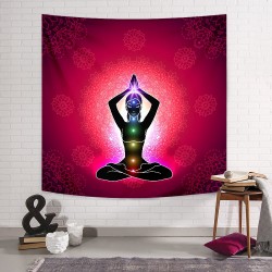 Yoga Meditation Duvar Örtüsü  Yoga Meditation Duvar Örtüsü