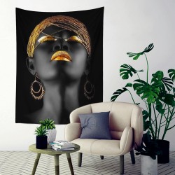 Afrikalı Kadın Duvar Örtüsü Afrikalı Kadın Duvar Örtüsü