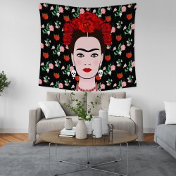 Frida Kahlo Duvar Örtüsü  Frida Kahlo Duvar Örtüsü