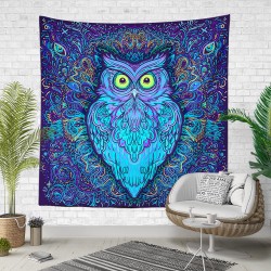 Colorful Owl Duvar Örtüsü Colorful Owl Duvar Örtüsü
