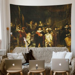 Rembrandt Gece Devriyesi Duvar Örtüsü Rembrandt Gece Devriyesi Duvar Örtüsü