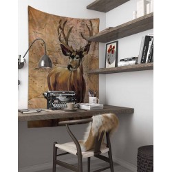 Geyikli Nostaljik Duvar Örtüsü Geyikli Nostaljik Duvar Örtüsü