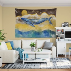 Gold Whale Duvar Örtüsü Gold Whale Duvar Örtüsü