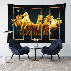 Golden Horse Duvar Örtüsü Golden Horse Duvar Örtüsü