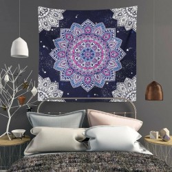 Yıldızlı Mandala Duvar Örtüsü  Yıldızlı Mandala Duvar Örtüsü