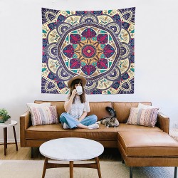Oriental Mandala Duvar Örtüsü  Oriental Mandala Duvar Örtüsü