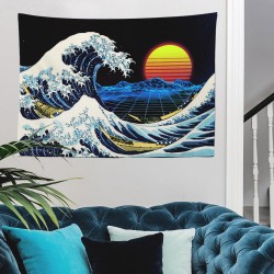 Retro Wave Duvar Örtüsü  Retro Wave Duvar Örtüsü