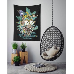 Ricky and Morty Duvar Örtüsü  Ricky and Morty Duvar Örtüsü