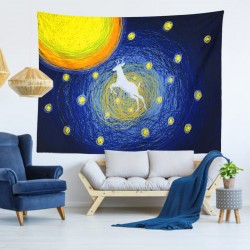 Starry Deer Duvar Örtüsü Starry Deer Duvar Örtüsü