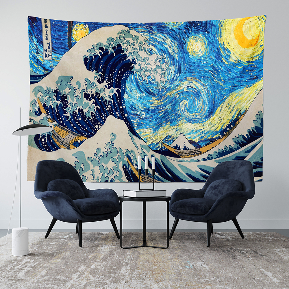 Starry Wave Duvar Örtüsü