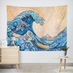 Tribal Wave Duvar Örtüsü  Tribal Wave Duvar Örtüsü