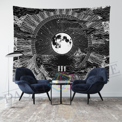 Universe Moon Duvar Örtüsü  Universe Moon Duvar Örtüsü