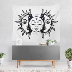 White Sun Moon Duvar Örtüsü