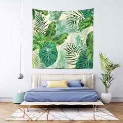 Tropik Yaprak Duvar Örtüsü 