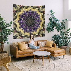 Zodiac Mandala Serisi 11 Duvar Örtüsü  Zodiac Mandala Serisi 11 Duvar Örtüsü