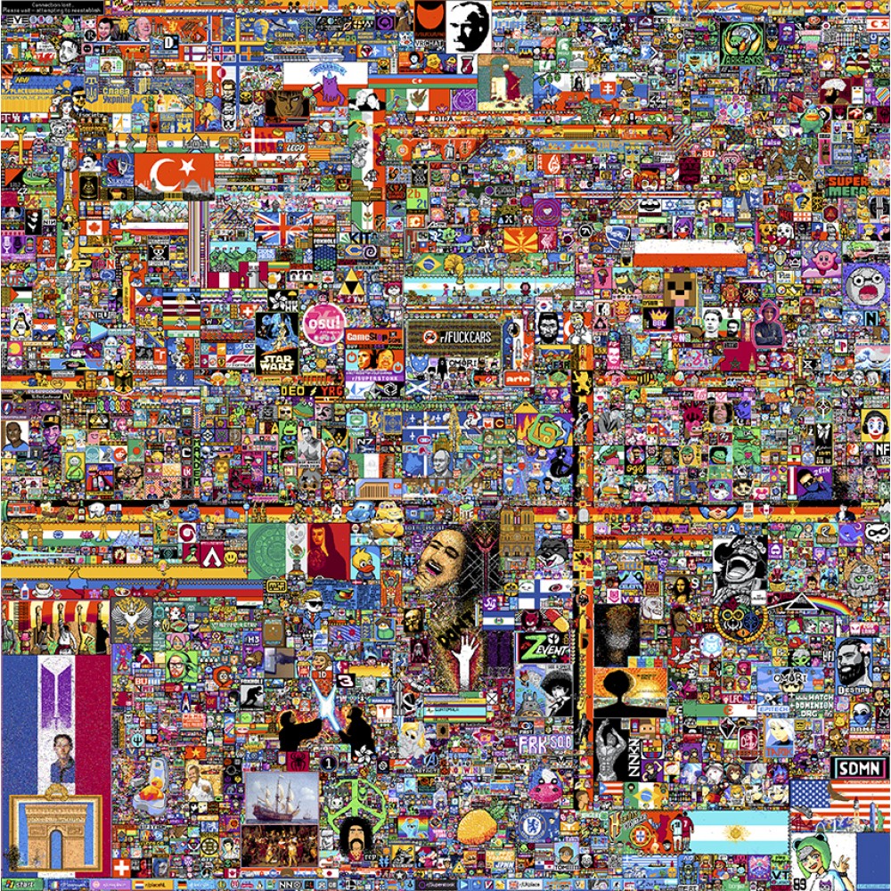 Reddit R/place Duvar Örtüsü