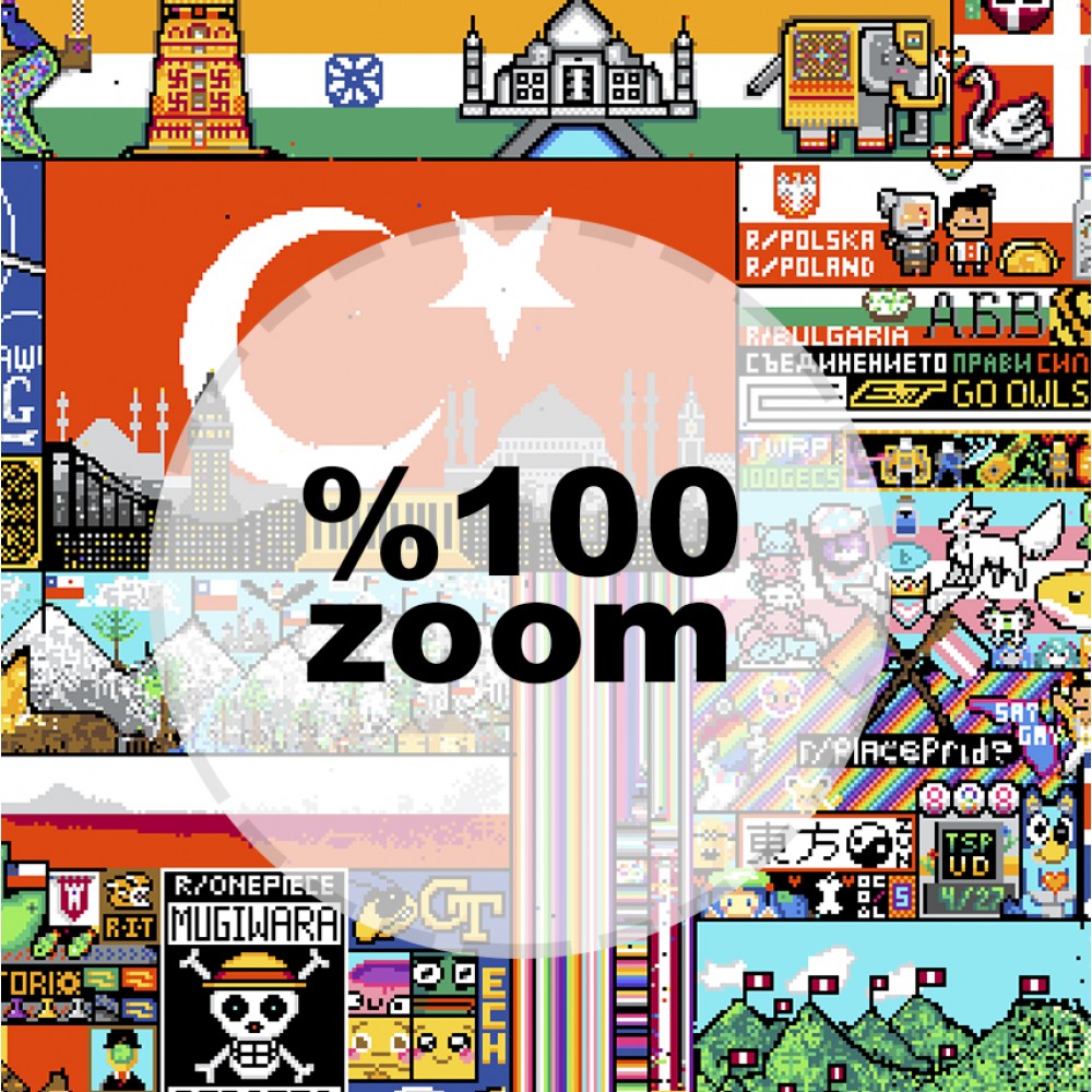 Reddit R/place Duvar Örtüsü