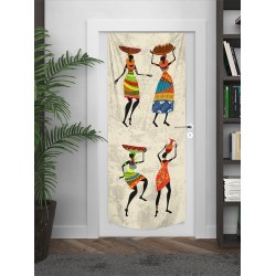 African Womans Kapı Örtüsü 75x200 cm African Womans Kapı Örtüsü 75x200 cm